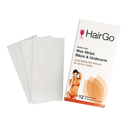 HairGo Wax Strips Bikini & Underarm