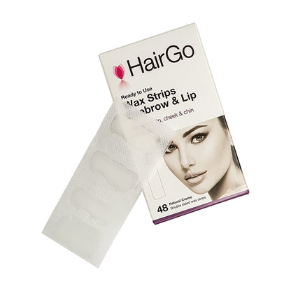 HairGo Wax Strips Eyebrow and Lip